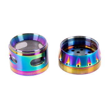 ZORR Grinder Skull/Leaf Design 43mm -4 Teil. - 2