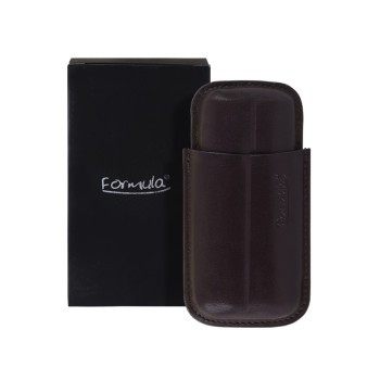 Formula Pouzdro na 2 kusy robusto doutníků ,hnědý