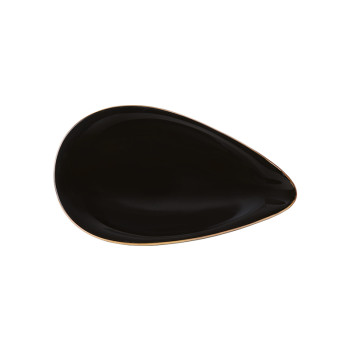 Adorini Ceramic Cigar Ashtray Leaf black - 3