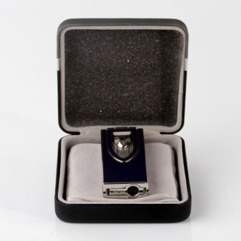 JEAN CLAUDE 2-Tryskový zapalovač "Acapulco", modrý/chrom