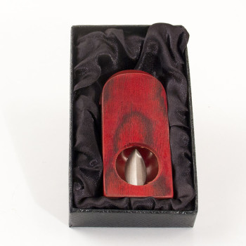 Dřevěný ořezávač na doutníky,"V-cut"