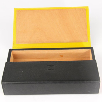 Cohiba Humidor 40 Aniv.Leder schwarz klein - 1