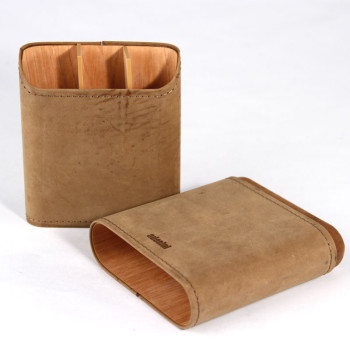 Adorini Cigar Case real leather 3-5 cig.brown