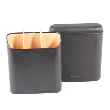 Adorini Cigar Case real leather 3-5 cig.black