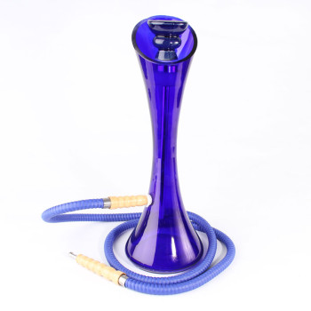 Vodní dýmka Modern-Shisha "Váza" ze skla, modrá 52cm