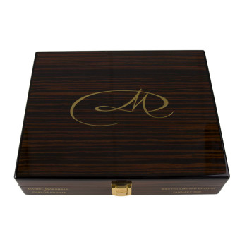 D.Marshall 38th Anniversary Cigar Humidor +7 Pcs Cigars +1 Torpedo Gold - 2