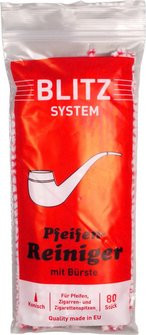 Čistič Dýmek "BLITZ" červenobílé, 80 čističů
