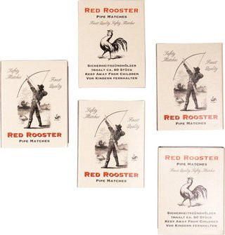 Pfeifenholz Red Rooster schwefelfrei 60 Hölzer