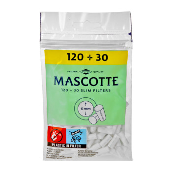 Mascotte Slim Filter Tips 120+30