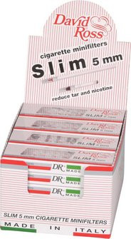 David Ross Minifilter Slim 5mm Inhalt 10 Minifilter - 1