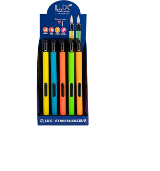 Lux zapalovač BBQ tenký barevný