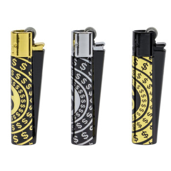 Clipper Feuerzeug Metall "Dollar"