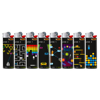 Zapalovač BIC Maxi J26 "Gaming", různé druhy