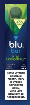 E-Zigarette BLU Bar 600 Puffs Kiwi Passion Fruite