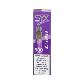 SYX Bar Grape Ice síla 16,5mg 2ml