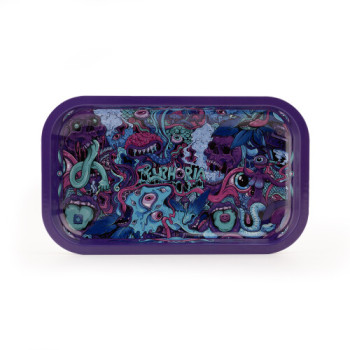 Euphoria Metal Rolling Tray Psychedelic 180x140mm - 1