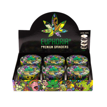 Euphoria Metal Grinders Whimsical 63mm 4 parts - 1