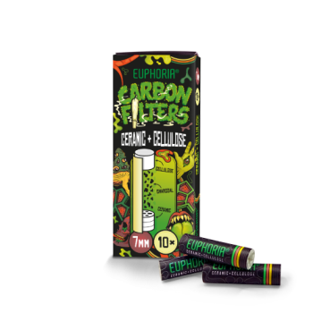 Euphoria celulózové + keramické uhlíkové filtry x10