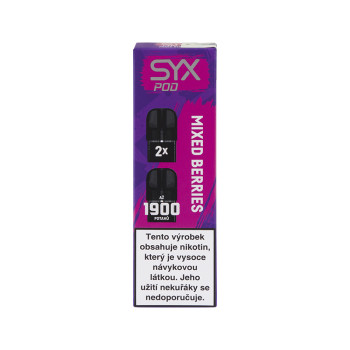 SYX POD Náplň Mixed Berries 16.5mg 2x2ml