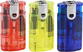 Zapalovač LUX "Tandem"  Duo-Flame + Turbo, různé druhy.