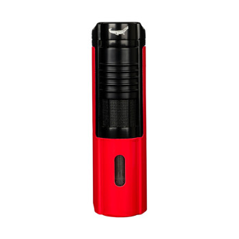 Formula Crocodile Avanti 3-Tryskový Zapalovač, červený/černý