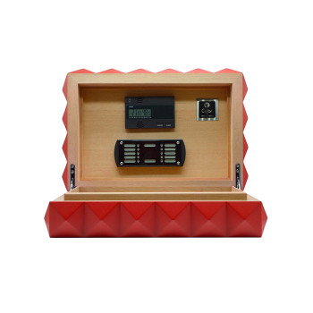 Colibri Stolní Humidor "Quasar" červený pro cca. 40-45 Doutníků - 2