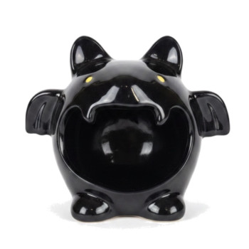 Windascher Keramik "Fledermaus" schwarz Ø 14cm