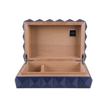 COLIBRI Desktop Humidor "Quasar" blau für ca. 40-45 Zigarren - 3
