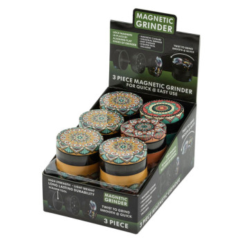 Drtička kovová/plastová, imitace dřeva, 3-dílná sada různých druhů, Ø 55 mm/V 40 mm