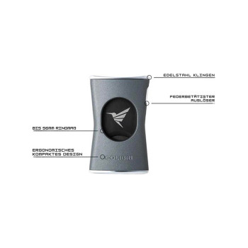 COLIBRI Ořezávač Doutníků Slim tmavě modrá/zlatý