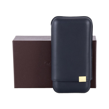 Davidoff pouzdro XL-3 modro/zlatá kůže