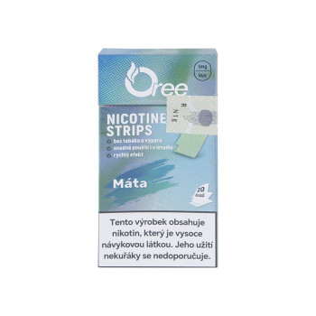 OREE Nicotine strips Máta 1mg