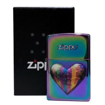 Zippo Rainbow/Spectrum color "Mosaic Heart" 2003823