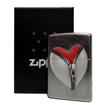 Zippo cr.geb. col.  Zip Heart 2002700