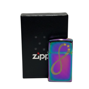 ZIPPO "Slim" Rainbow gelasert "Infinity Stars" 60004411