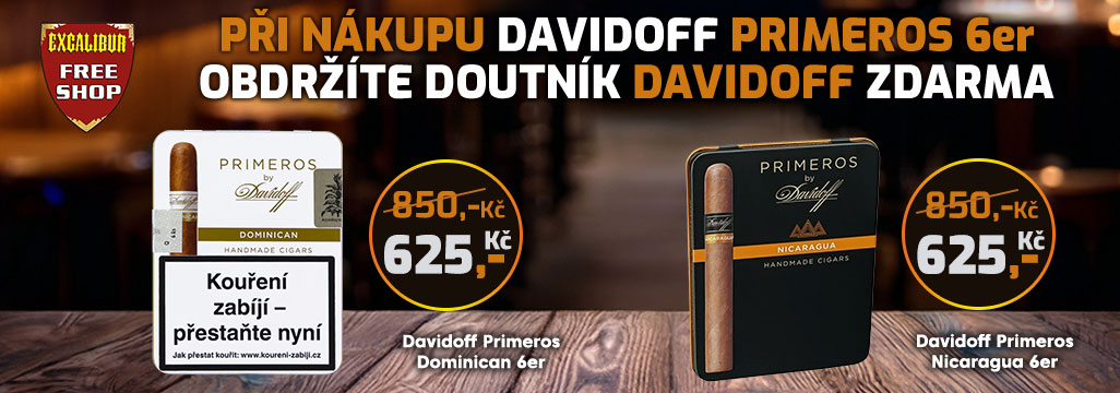 Akce Davidoff Primeros + doutnik